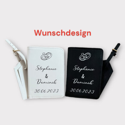 Passhülle, Dokumentenhülle, Hochzeit